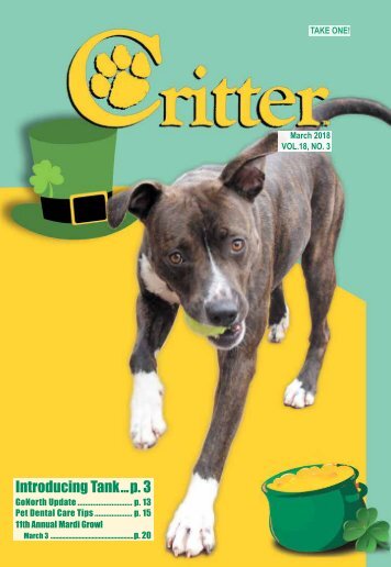Critter Magazine, Knoxville - March 2018