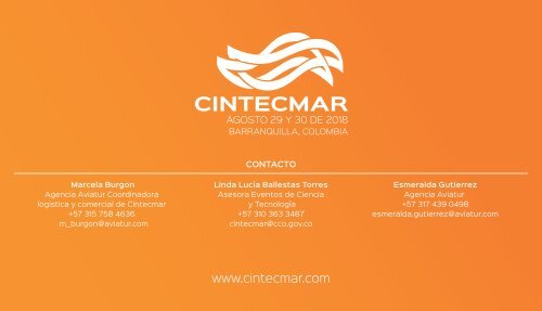 OFERTA COMERCIAL CINTECMAR 2018