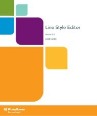 Using the Line Style Editor - Product Documentation - MapInfo