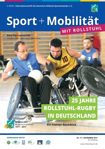 Sport + Mobilität mit Rollstuhl 11/2017