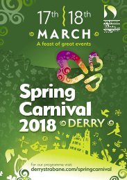 Derry Spring Carnival St Patrick's Day 2018 
