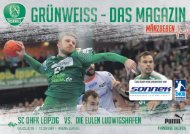 Grünweiss - das Spieltagsmagazin des SC DHfK Leipzig - SC DHfK vs. Die Eulen Ludwigshafen