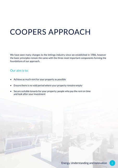 Coopers Lettings Brochure