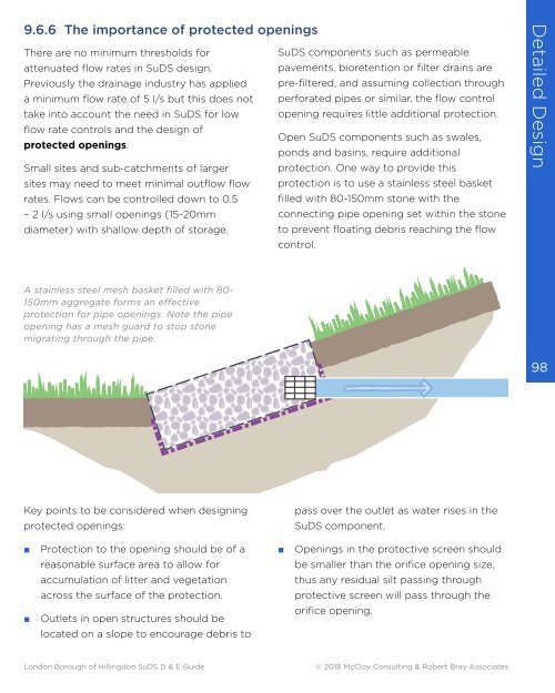 Hillingdon SuDS Design & Evaluation Guide