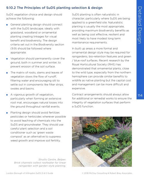 Hillingdon SuDS Design & Evaluation Guide