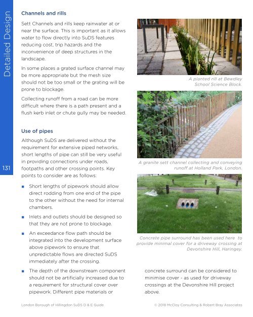 Hillingdon SuDS Design & Evaluation Guide