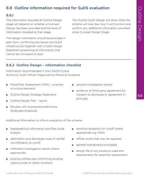 Hillingdon SuDS Design & Evaluation Guide