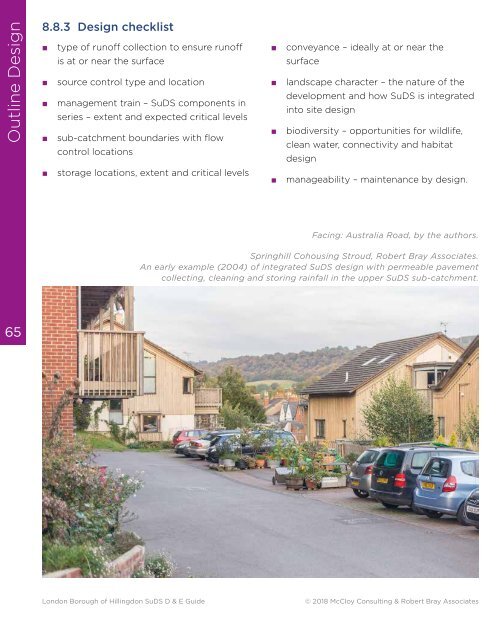 Hillingdon SuDS Design & Evaluation Guide