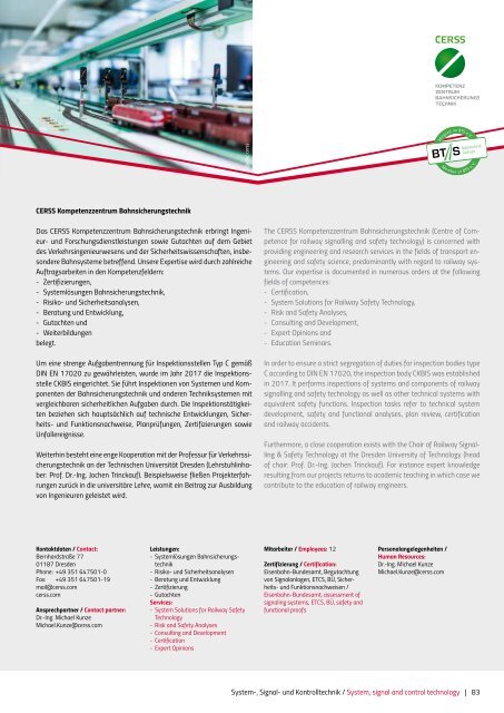 Branchenkatalog Bahntechnik Sachsen 2018