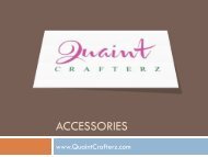 Quaint Crafterz Accessories