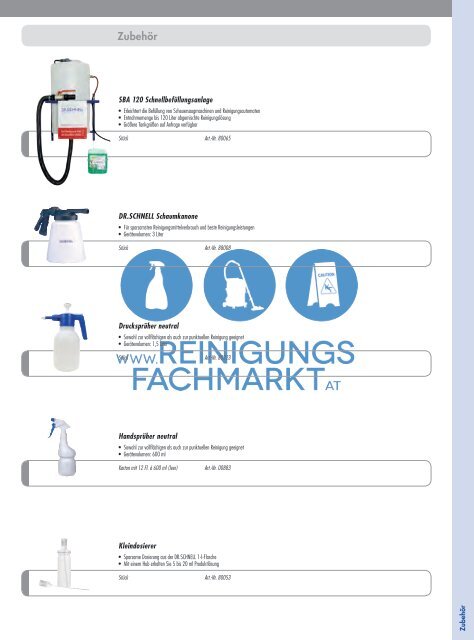 DR. Schnell Produktkatalog powered by Reinigungsfachmarkt