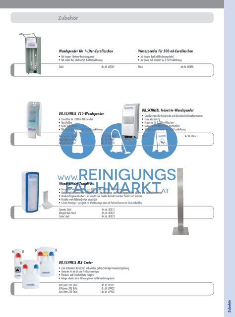 DR. Schnell Produktkatalog powered by Reinigungsfachmarkt