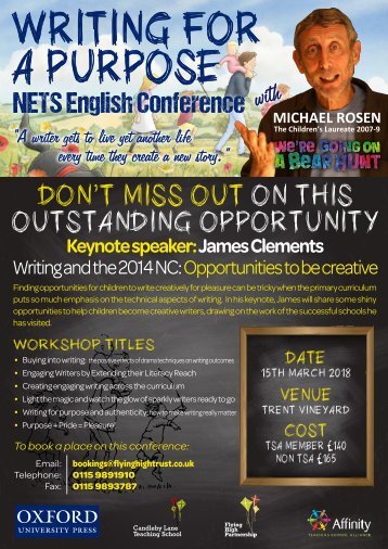 Michael Rosen - English Conf Flyer 6.2.2018 LR (002)