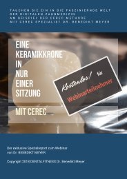 Eine Keramikkrone in nur 1 Sitzung mit CEREC Spezialreport