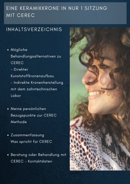 Eine Keramikkrone in nur 1 Sitzung mit CEREC Spezialreport