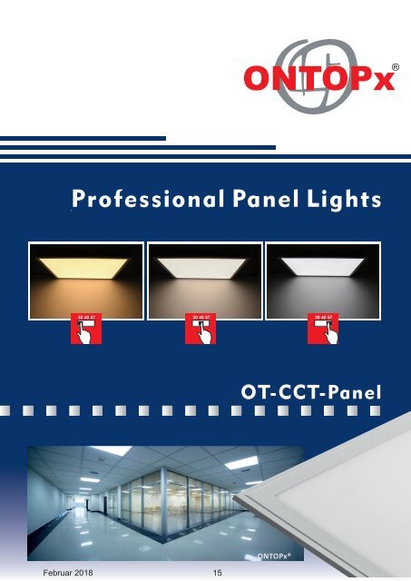 ONTOPx CCT LED Panel Lighting