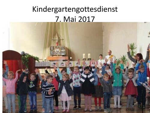 Pfarre St. Josef Jahresrückblick 2017