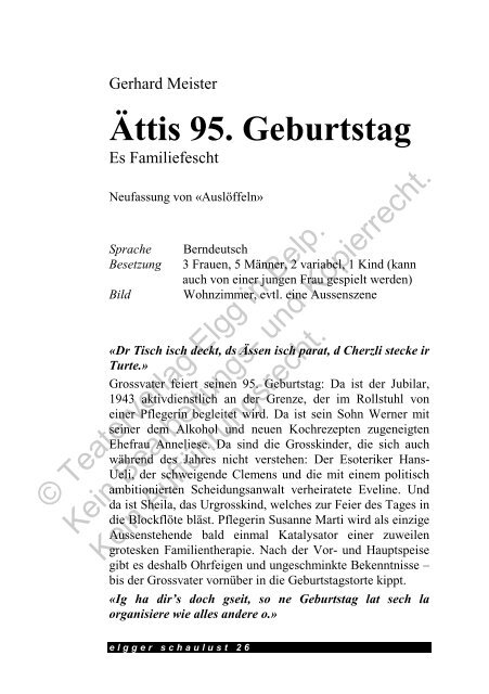 Ättis 95-Geburtstag