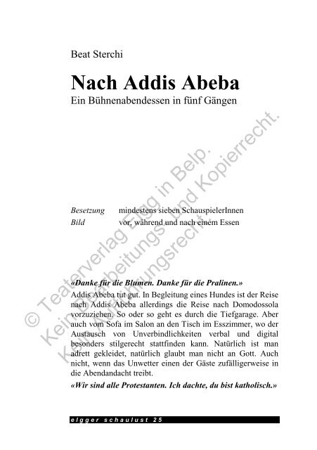 Nach Addis Abeba