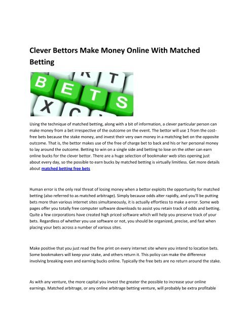 8 matched betting