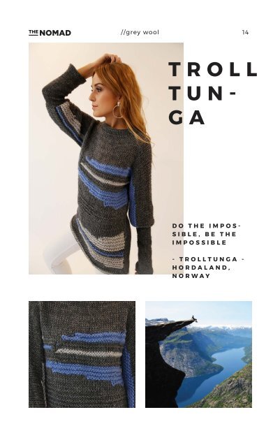 Positive knitwear by The Nomad | Lookbook 17-18