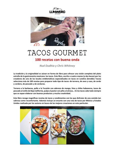 Tacos gourmet - 100 recetas con buena onda