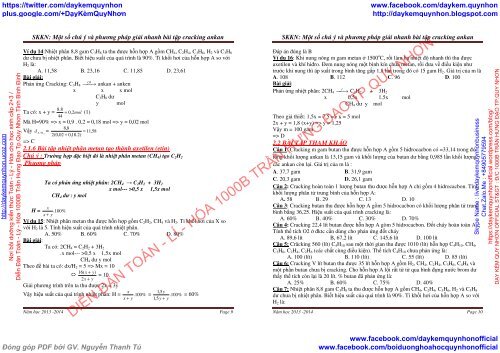 CHUYÊN ĐỀ CRACKING ANKAN - SDPP ĐỒ THỊ GIẢI NHANH BÀI TẬP HỢP CHẤT NHÔM - ESTE - LIPIT AMIN - AMINO AXIT - PROTEIN GV PHAN TRUNG NAM - THPT LÊ HỮU TRÁC