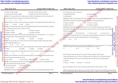 CHUYÊN ĐỀ CRACKING ANKAN - SDPP ĐỒ THỊ GIẢI NHANH BÀI TẬP HỢP CHẤT NHÔM - ESTE - LIPIT AMIN - AMINO AXIT - PROTEIN GV PHAN TRUNG NAM - THPT LÊ HỮU TRÁC