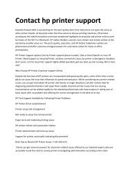 Contact Hp – Printer Support