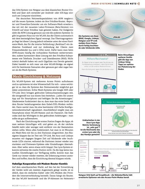 Chip Magazin Sonderheft WLAN Handbuch 2018