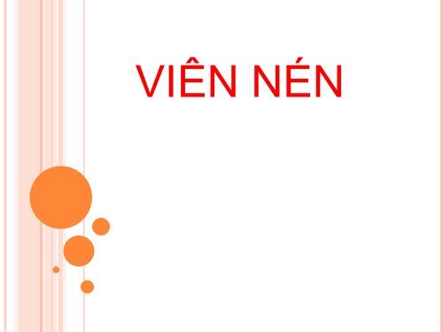 BG Kỹ thuật Bào chế viên nén