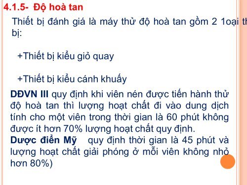 BG Kỹ thuật Bào chế viên nén