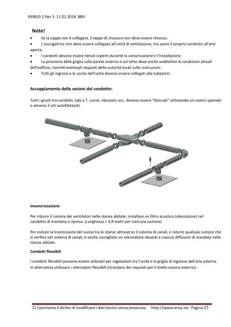 MANUALE USO E INSTALLAZIONE ENSY AHU 200 H - V (