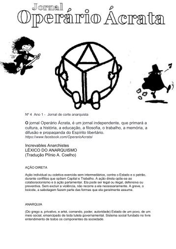 JORNAL ACRATA Nº 4 PLINIO LEXICO 