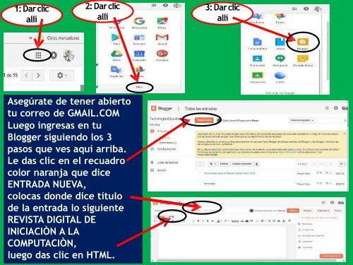 Instrucciones para la REVISTA DIGITAL Uso de las TICs UNESR marzo 2018