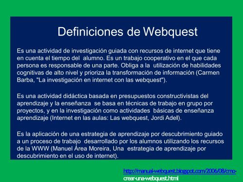 Instrucciones para la WebQuest Inic. Computación UNESR marzo 2018