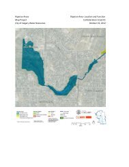 O2 Riparian Maps Project submitted to Calgary Water Resources October 19 2012