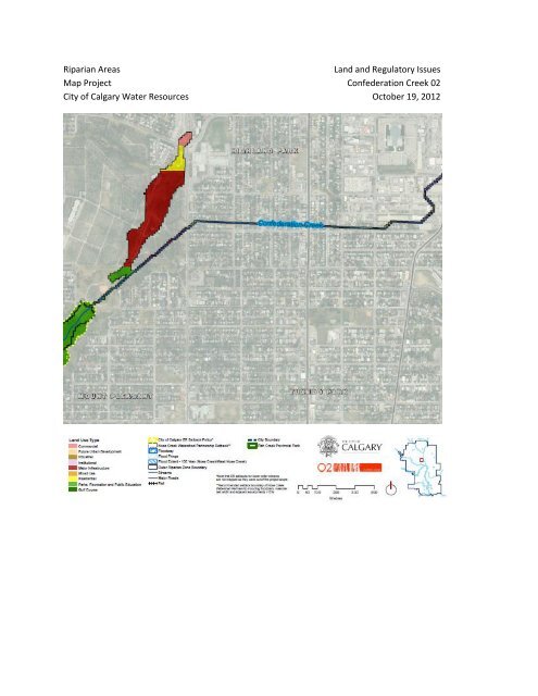 O2 Riparian Maps Project submitted to Calgary Water Resources October 19 2012