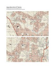 1960 & 1969 maps of my Coulee