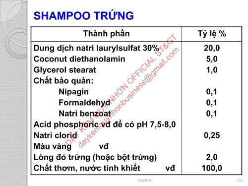 BG MỸ PHẨM VŨ THỊ THU GIANG - BM. BÀO CHẾ (2016)