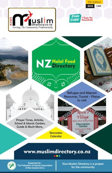 Kiwi Muslim Directory 9th Edition - 2018