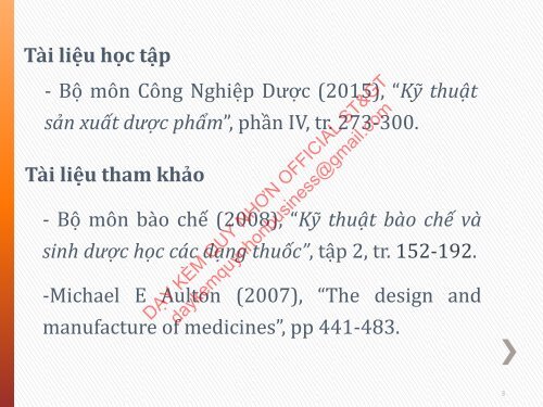 Kỹ thuật sản xuất thuốc Viên nén Nguyễn Phúc Nghĩa