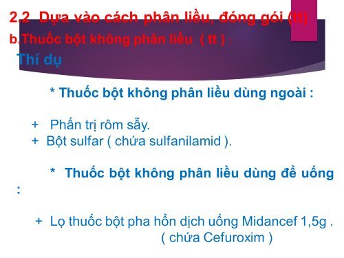 Kỹ thuật bào chế thuốc bột & viên tròn