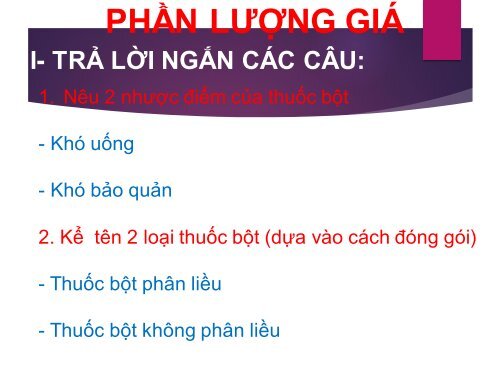 Kỹ thuật bào chế thuốc bột & viên tròn