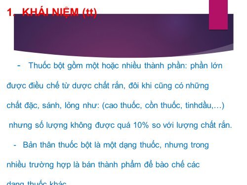 Kỹ thuật bào chế thuốc bột & viên tròn