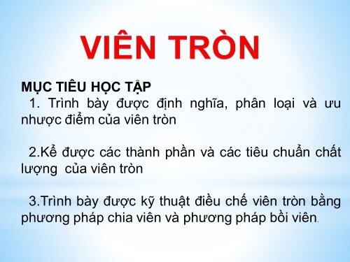 Kỹ thuật bào chế thuốc bột & viên tròn