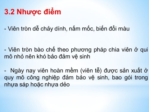 Kỹ thuật bào chế thuốc bột & viên tròn