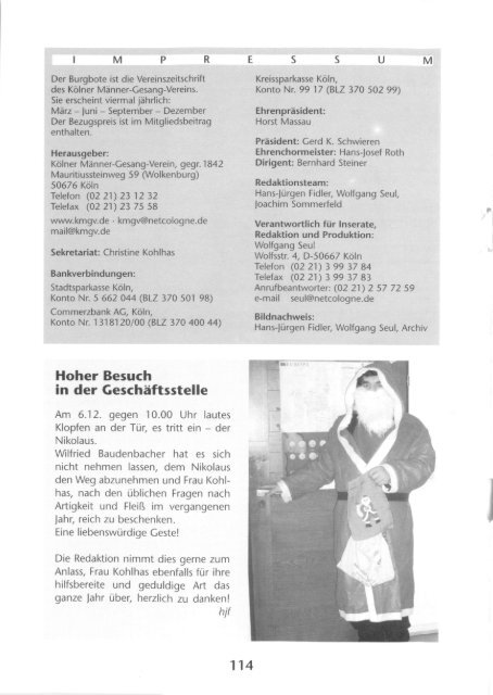 Der Burgbote 2005 (Jahrgang 85)