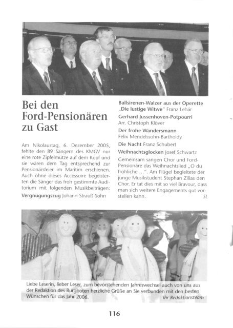 Der Burgbote 2005 (Jahrgang 85)