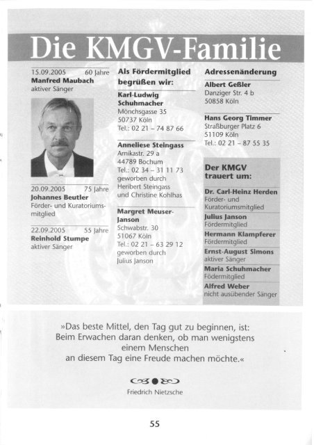 Der Burgbote 2005 (Jahrgang 85)